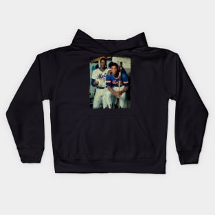 Dwight Gooden and Darryl Strawberry in New York Mets, 1983 Kids Hoodie